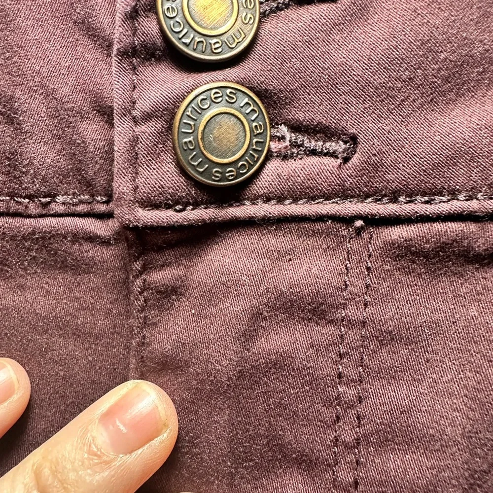 Maurice’s Maroon Skinny Pants - Picture 3 of 7